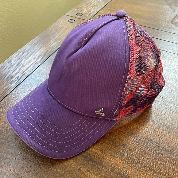 prAna Women's Idalis Trucker Hat Purple  Multicolor Adjustable Snapback Mesh OS - Picture 1 of 9